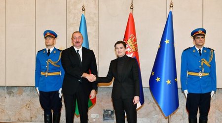 İlham Əliyevin Serbiyanın Baş naziri ilə geniş tərkibdə görüşü oldu - Yenilənib
