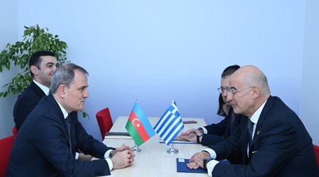 Azerbaijani Foreign Minister Bayramov discusses energy cooperation with Greek counterpart