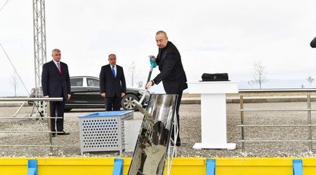 В агропарке "Шеки-Огуз" заложен фундамент нового завода