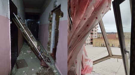 В Хырдалане в многоэтажном жилом доме произошел взрыв