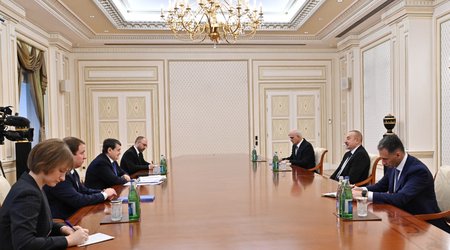 İlham Əliyev Putinin köməkçisini qəbul edib
