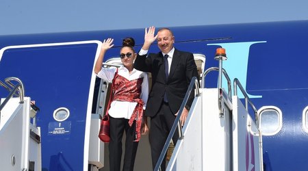 İlham Əliyevin Türkmənistana səfəri başa çatdı
