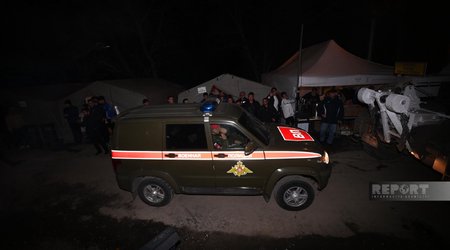 По дороге Шуша-Ханкенди в очередной раз проехали машины миротворцев