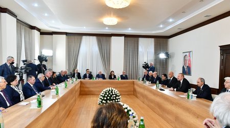 Azərbaycan Prezidenti: "Hətta səndən güclü olan qüvvə qarşısında da geri addım atmamalısan"