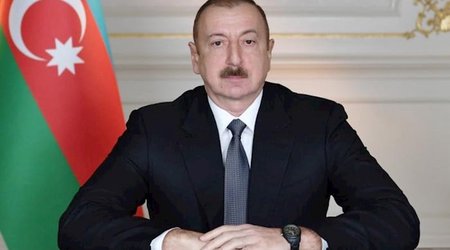 Prezident Ağ Şəhərdə təməlqoyma mərasimində iştirak etdi