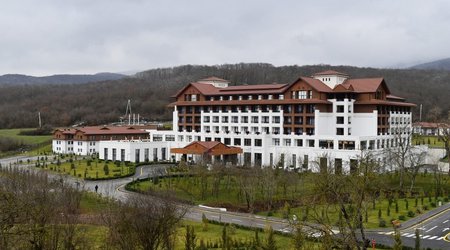 Prezident və xanımı “Şabran” İstirahət Kompleksinin açılışında iştirak ediblər