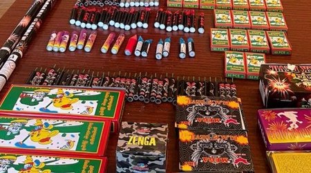 В Агдашском районе задержан продавец пиротехнических средств