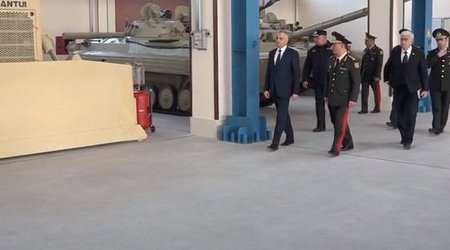 Фуад Наджафли посетил недавно построенный военный комплекс "Нахчыван"