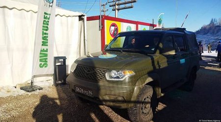 По дороге Ханкенди - Лачын беспрепятственно проехали 18 автомобилей миротворцев
