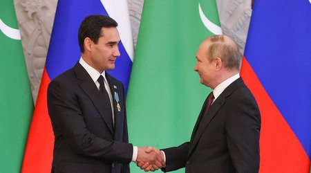 Putin, Berdimuhamedov mull co-op in energy sector
