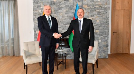 Президент Литвы пригласил Ильхама Алиева посетить Литву