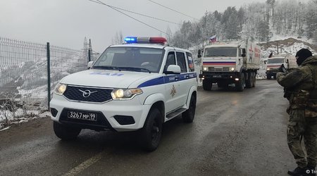 Sülhməramlıların 47 maşını aksiya yerindən keçib