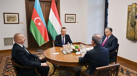 İlham Əliyevlə Viktor Orban mətbuata bəyanatlarla çıxış etdi - YENİLƏNİB