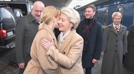 EC president, head of EU diplomacy arrive in Kyiv