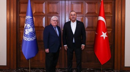 Cavusoglu discusses situation in earthquake zone with UN representative