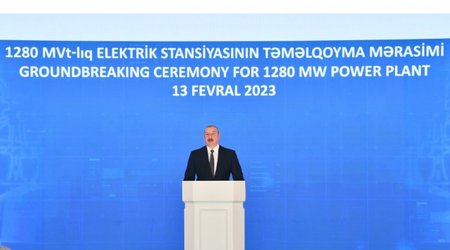 İlham Əliyev təməlqoyma mərasiminə qatıldı - YENİLƏNİB