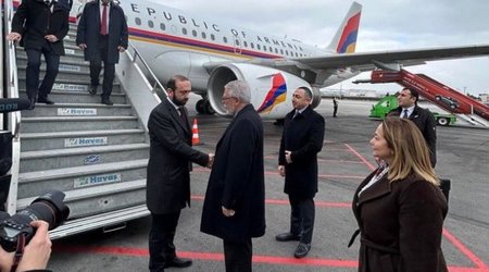 Armenian foreign minister arrives in Türkiye