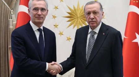 Erdogan receives NATO's Stoltenberg