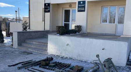 В Шуше обнаружены оружие и боеприпасы