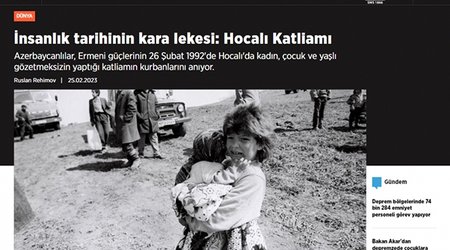 Xocalı soyqırımı xarici KİV-nin diqqətində
