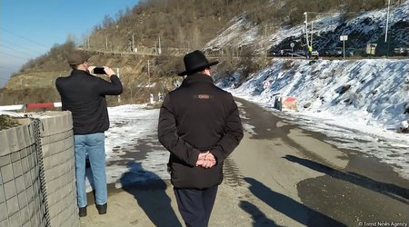 Зарубежные журналисты проинформированы об акции на дороге Ханкенди-Лачын