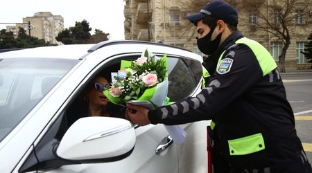 БГУДП поздравило женщин водителей и пешеходов