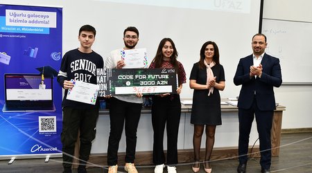 "Gələcək üçün kodlaşdır" hakatonunun qalibləri mükafatlandırıldı