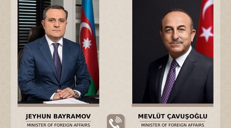 Azerbaijani, Turkish FMs mull situation in region