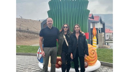 Mehriban Əliyeva Talış kəndindən paylaşım edib