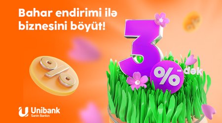 Unibankın “Bahar endirimi” kampaniyası davam edir