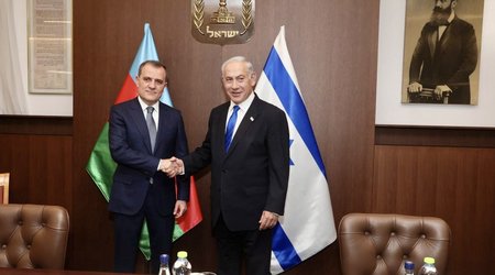 Ceyhun Bayramov Netenyahu ilə görüşdü