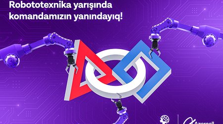 При поддержке Azercell Азербайджанская команда представлена на соревнованиях по робототехнике в США