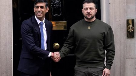 Zelenskyy, Sunak discuss fight against Russia