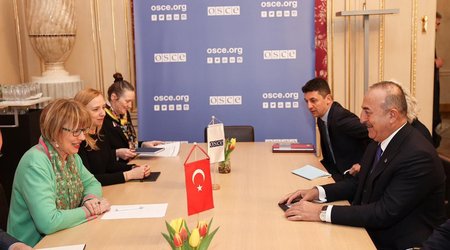 Cavusoglu, OSCE chief discuss situation in Ukraine and South Caucasus