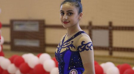 AGF Trophy: Gimnastımız Zöhrə Ağamirova birinci oldu