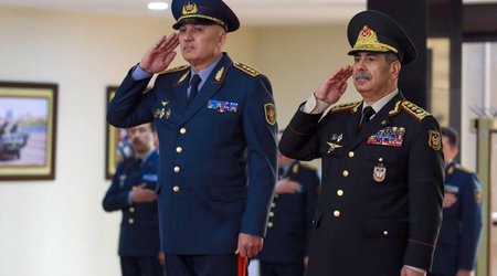 Zakir Həsənov qazaxıstanlı həmkarı ilə görüşüb