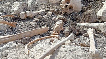 В Лачине обнаружили человеческие черепа