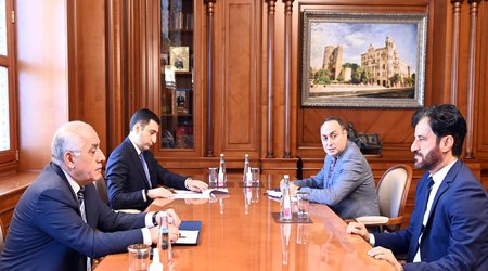 Əli Əsədov Beynəlxalq Avtomobil Federasiyasının prezidenti ilə görüşüb