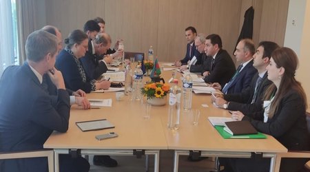 Hikmət Hacıyev IV Aİ-Azərbaycan Təhlükəsizlik Dialoqu çərçivəsində görüş keçirib - FOTO