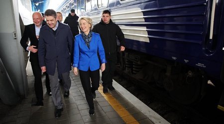 EU Commission chief arrives in Kyiv
