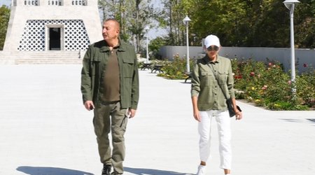 Алиевы приняли участие в мероприятиях в Шуше