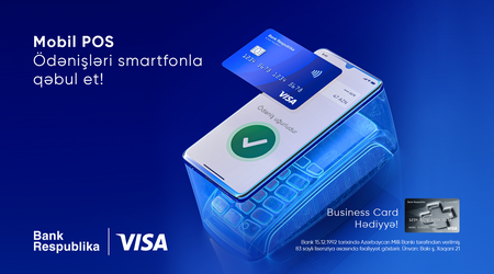 Bank Respublika Visa ilə birgə yeni “Mobil POS” xidmətini təqdim etdi!