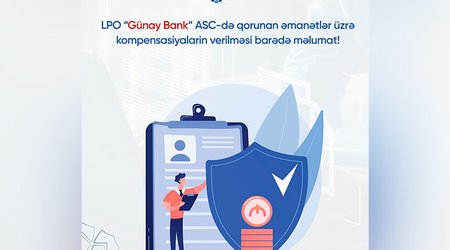 Стала известна дата выплаты компенсаций вкладчикам "Günay Bank"