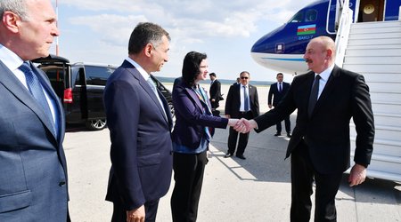 Azərbaycan Prezidenti İlham Əliyev Moldovada səfərdədir