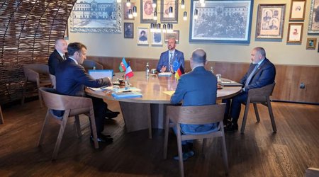 Kişineuda Azərbaycan, Ermənistan, Aİ, Almaniya və Fransa liderlərinin qeyri-rəsmi görüşü keçirilib-Yenilənib