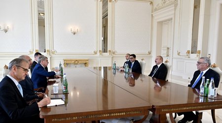 Президент Ильхам Алиев принял президента Международного олимпийского комитета