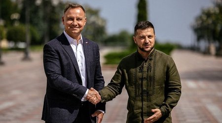 Polşa Prezidenti Kiyevə səfər edib