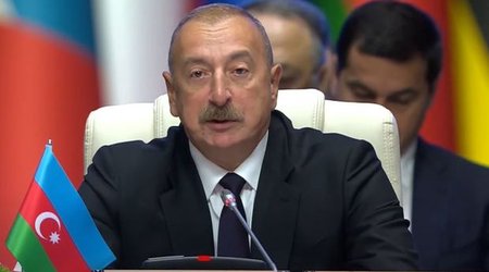 Prezident Qoşulmama Hərəkatının toplantısında çıxış edir - CANLI