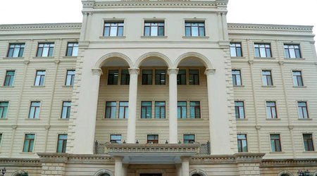 Минобороны: Пресечены попытки армян установить фортификационные сооружения перед нашими позициями