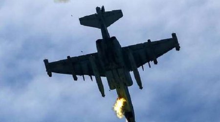 Российский штурмовик упал в море